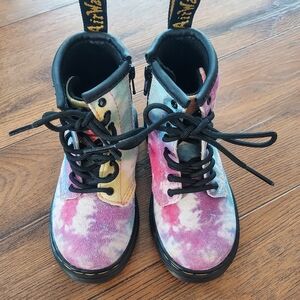 Toddler tye dye Doc Marten boots